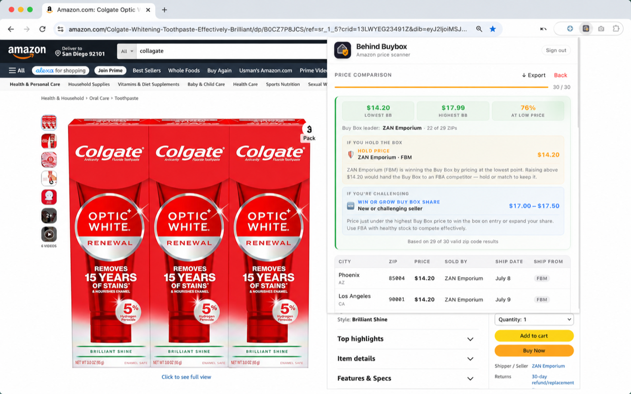 BuyBox — UK marketplace with postcode search